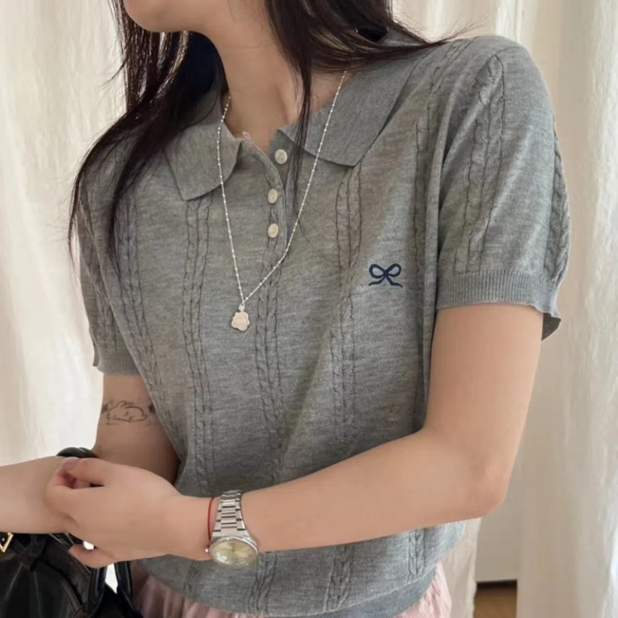 BOMI – Short Sleeve Collar T-Shirt