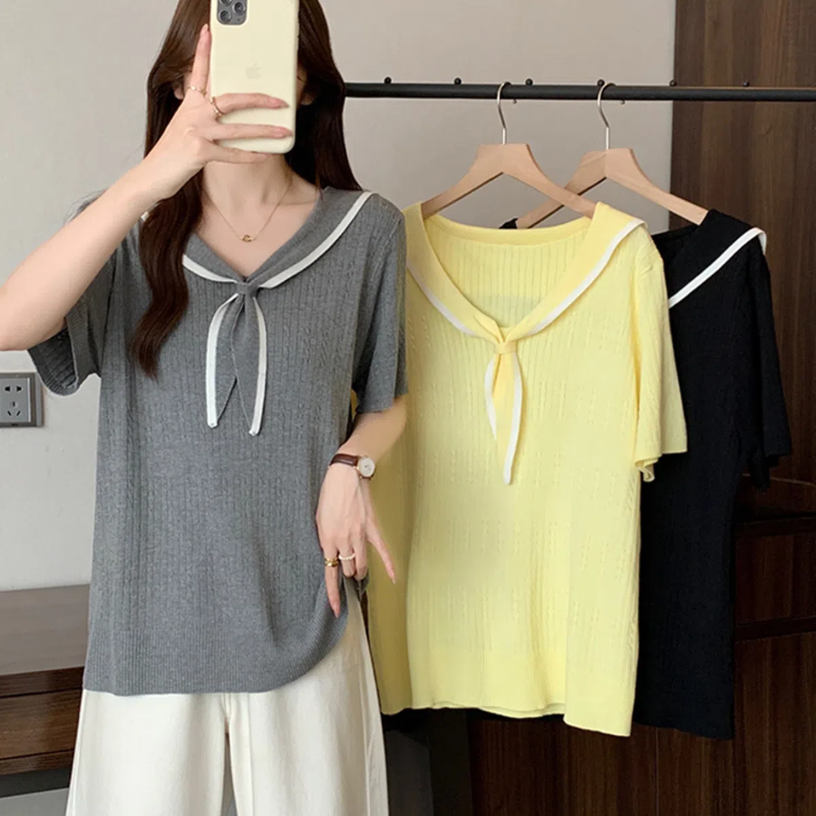 SUMMER SAILOR – Short Sleeve Knit T-shirt
