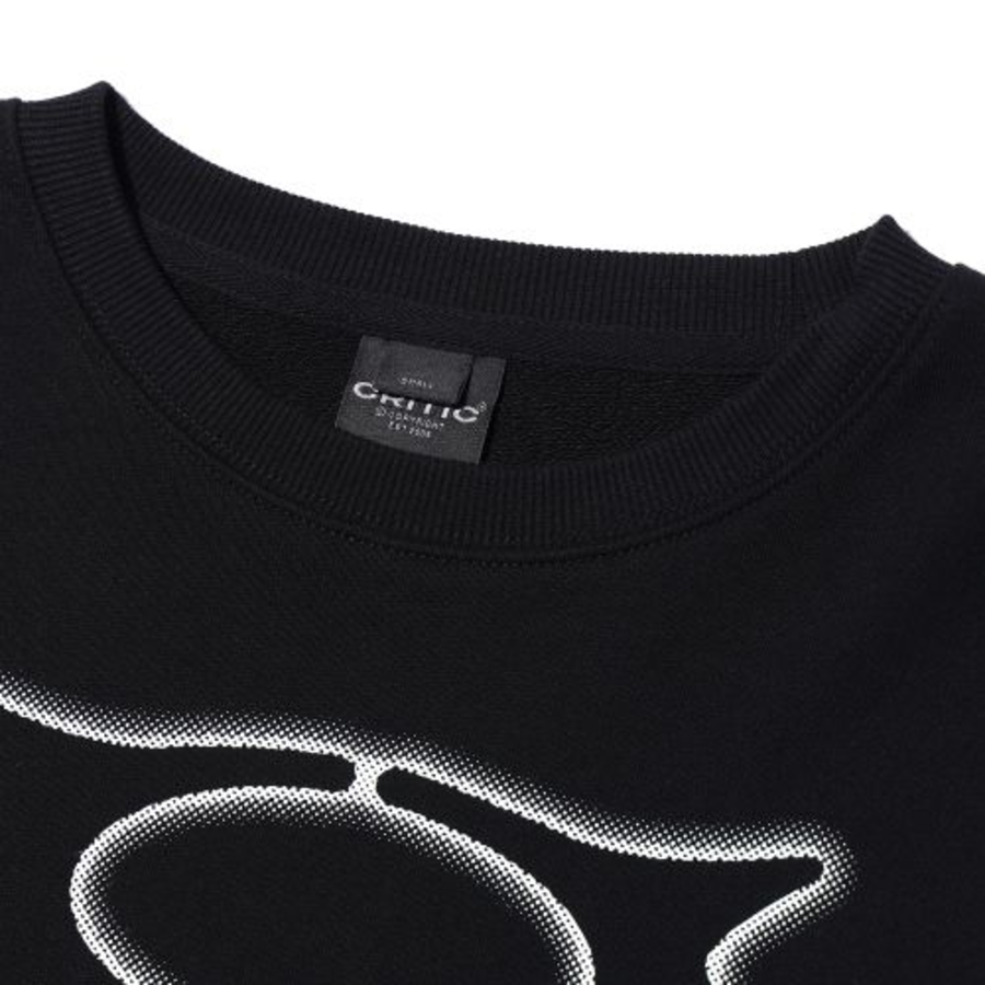 CRITIC [Minu's Pick] Basic Wormhole Sweatshirt – Black