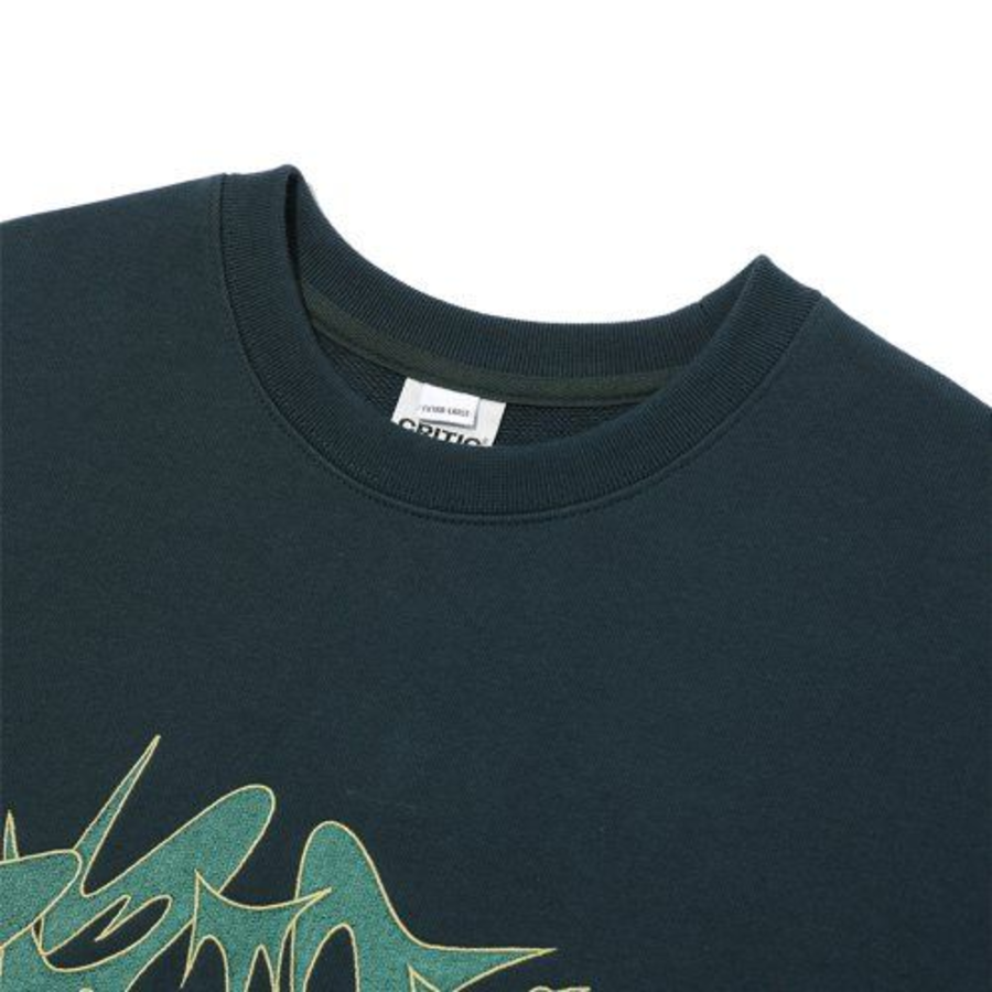 CRITIC Espina Logo Sweatshirt – Dark Green