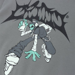 CRITIC Alien Graffiti Sweatshirt – Light Grey