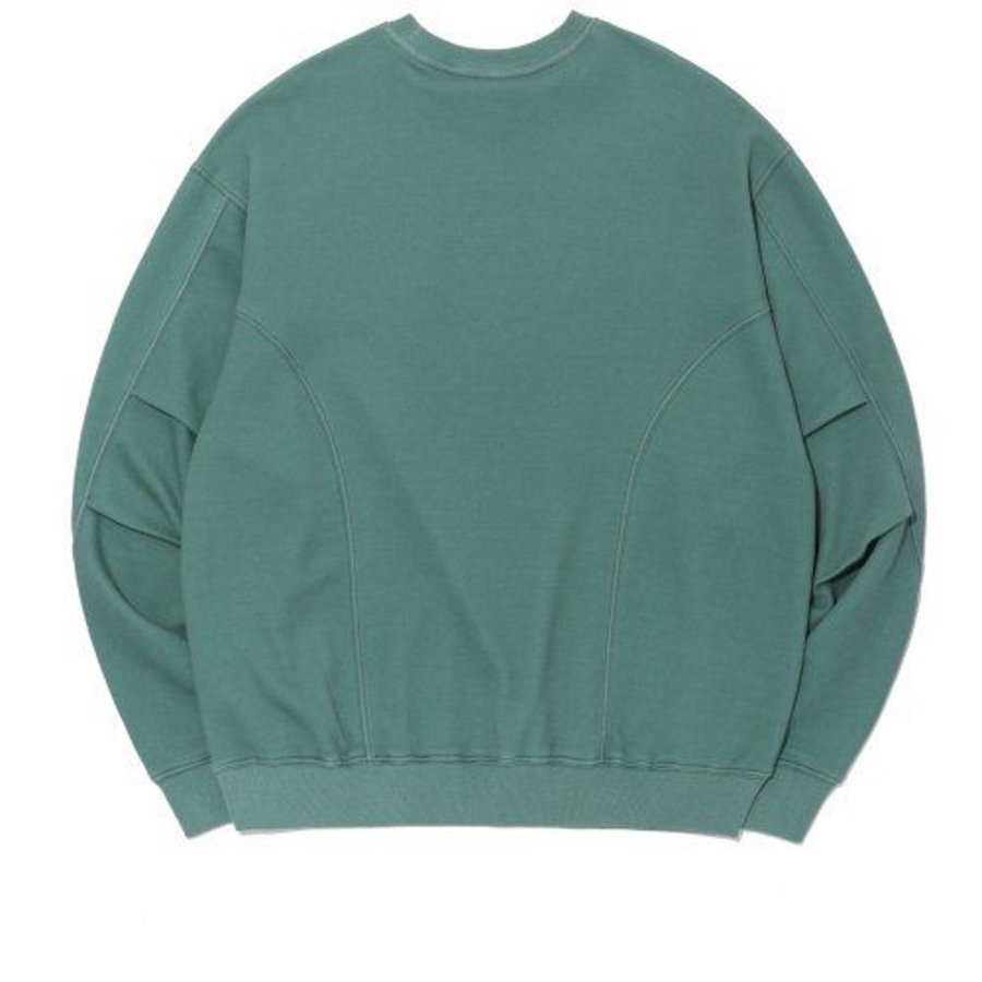 CRITIC Wormhole Logo Divided Sweatshirt – Green