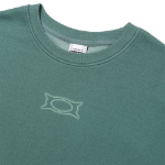 CRITIC Wormhole Logo Divided Sweatshirt – Green