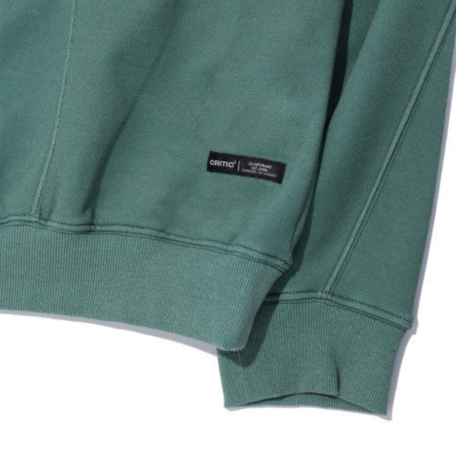 CRITIC Wormhole Logo Divided Sweatshirt – Green