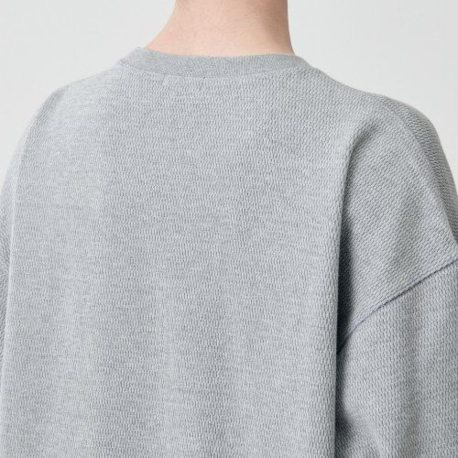 Musinsa Standard Honeycomb Oversized Sweatshirt – Grey