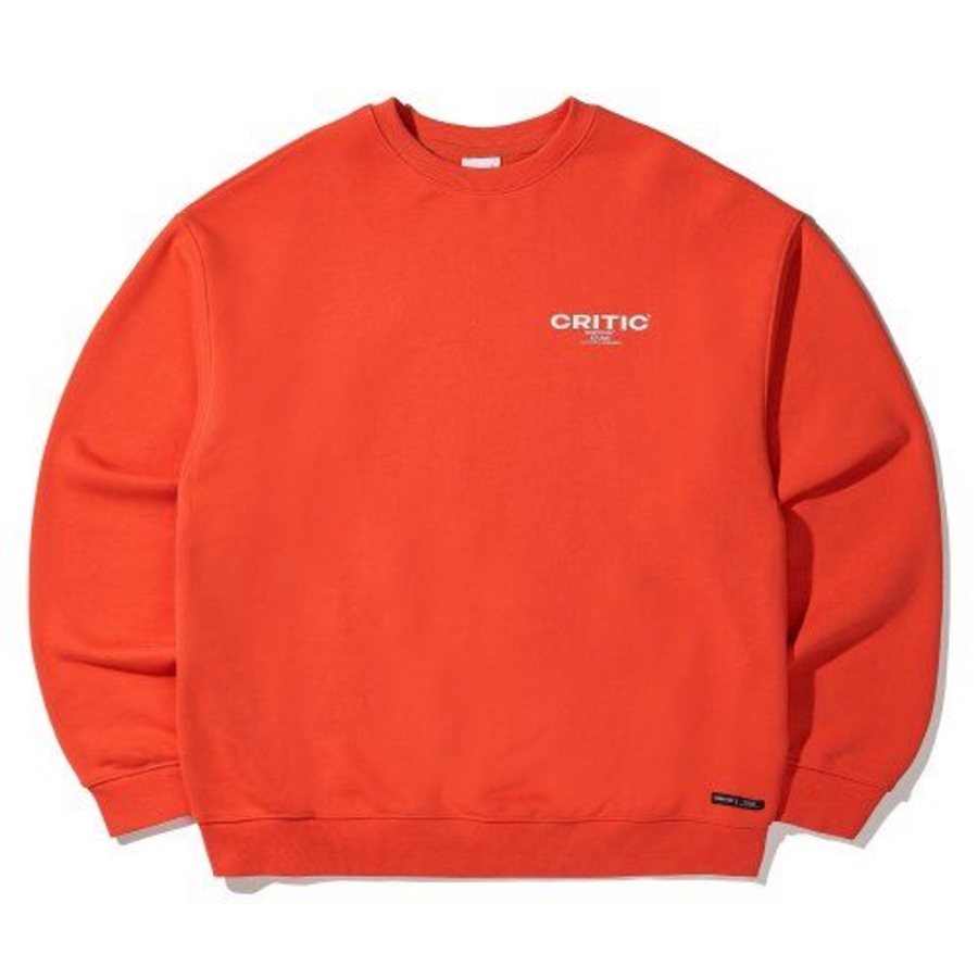 CRITIC OG Logo Sweatshirt – Orange