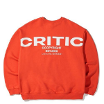 CRITIC OG Logo Sweatshirt – Orange