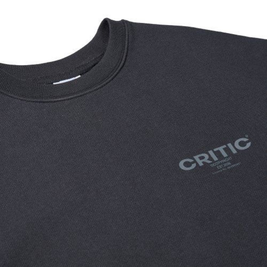 CRITIC OG Logo Sweatshirt – Charcoal