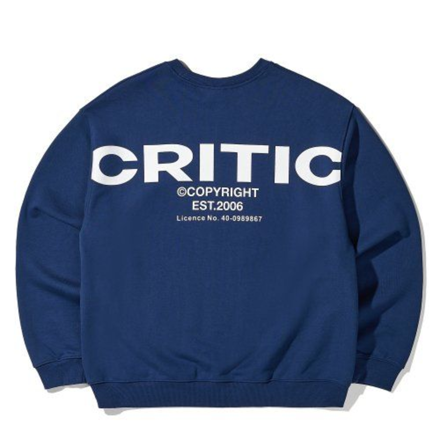 CRITIC OG Logo Sweatshirt – Navy