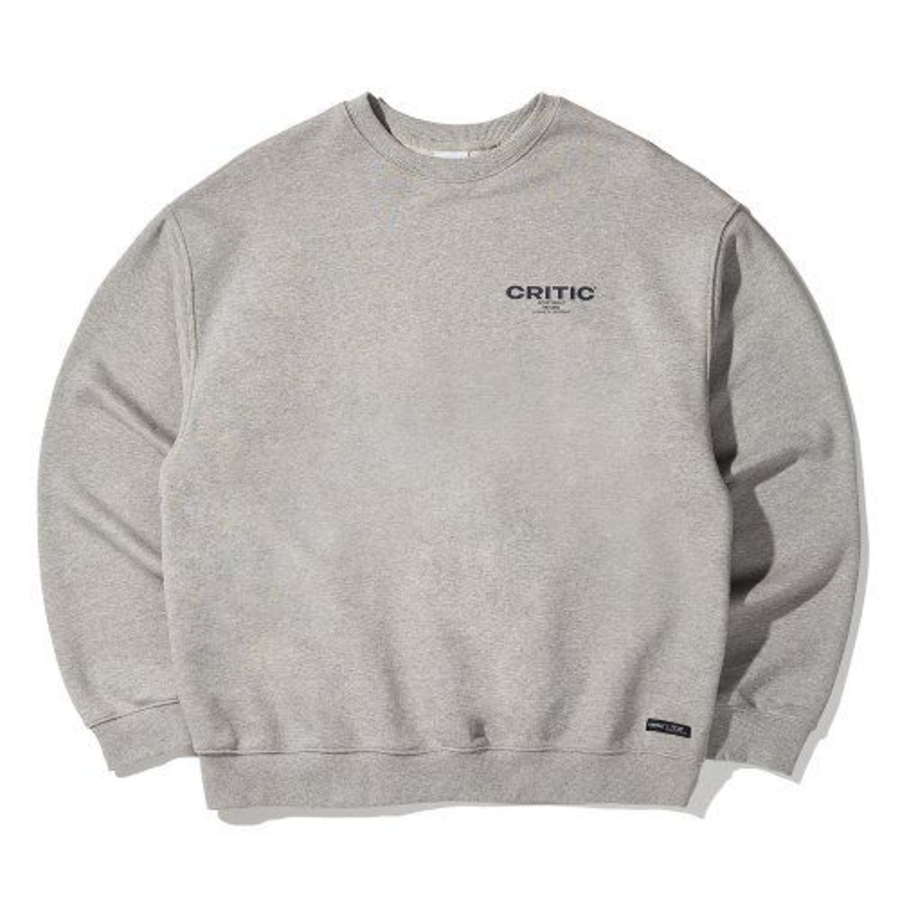 CRITIC OG Logo Sweatshirt – Grey