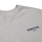 CRITIC OG Logo Sweatshirt – Grey