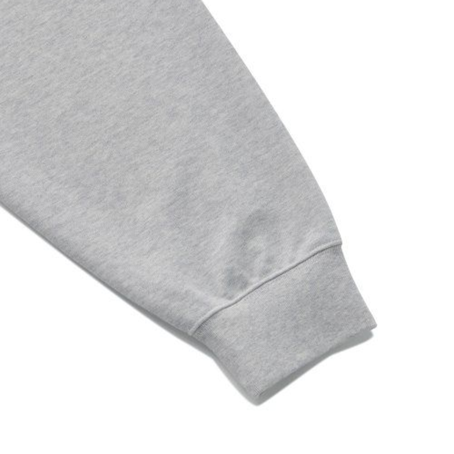 Melange Master Staten Emblem Oversized Sweatshirt – Light Grey
