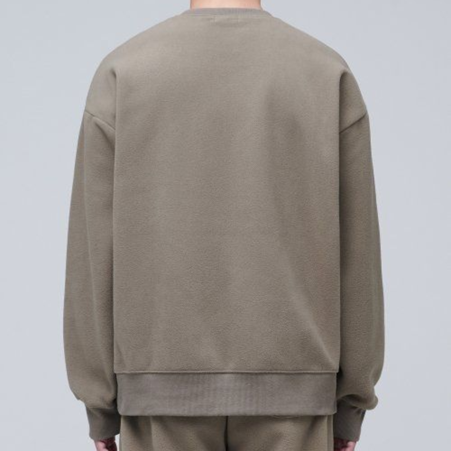 Musinsa Standard Oversized Polar Fleece Sweatshirt – Beige