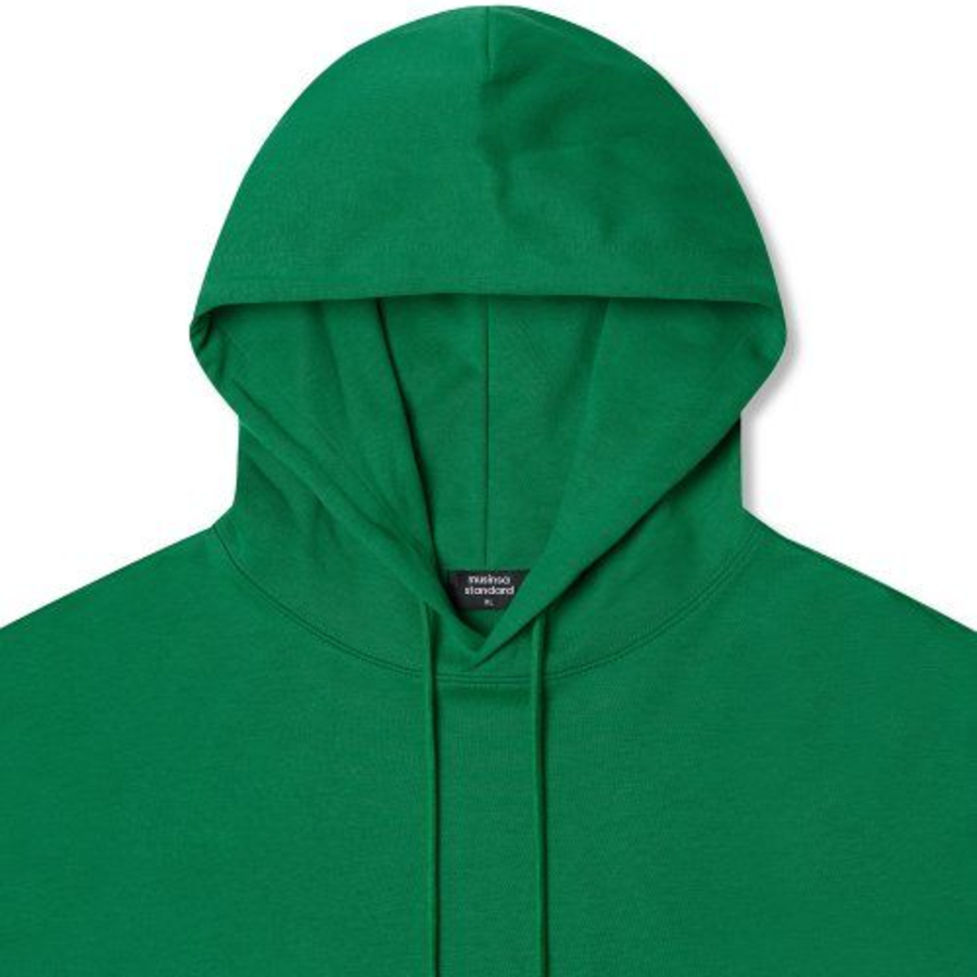 Musinsa Standard Flat Terry Oversized Hooded Sweatshirt – Green