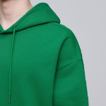 Musinsa Standard Flat Terry Oversized Hooded Sweatshirt – Green
