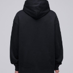 Musinsa Standard Flat Terry Oversized Hooded Sweatshirt – Black