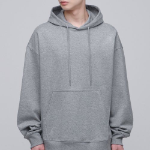 Musinsa Standard Flat Terry Oversized Hooded Sweatshirt – Grey