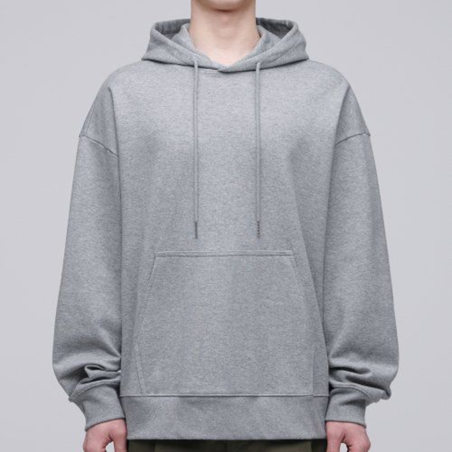 Musinsa Standard Flat Terry Oversized Hooded Sweatshirt – Grey