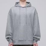 Musinsa Standard Flat Terry Oversized Hooded Sweatshirt – Grey