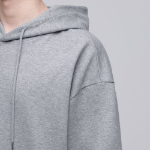 Musinsa Standard Flat Terry Oversized Hooded Sweatshirt – Grey