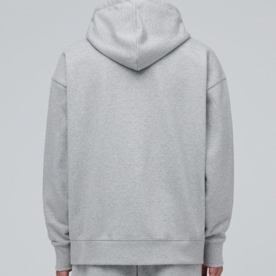 Musinsa Standard Heavyweight Oversized Hooded Sweatshirt – Grey