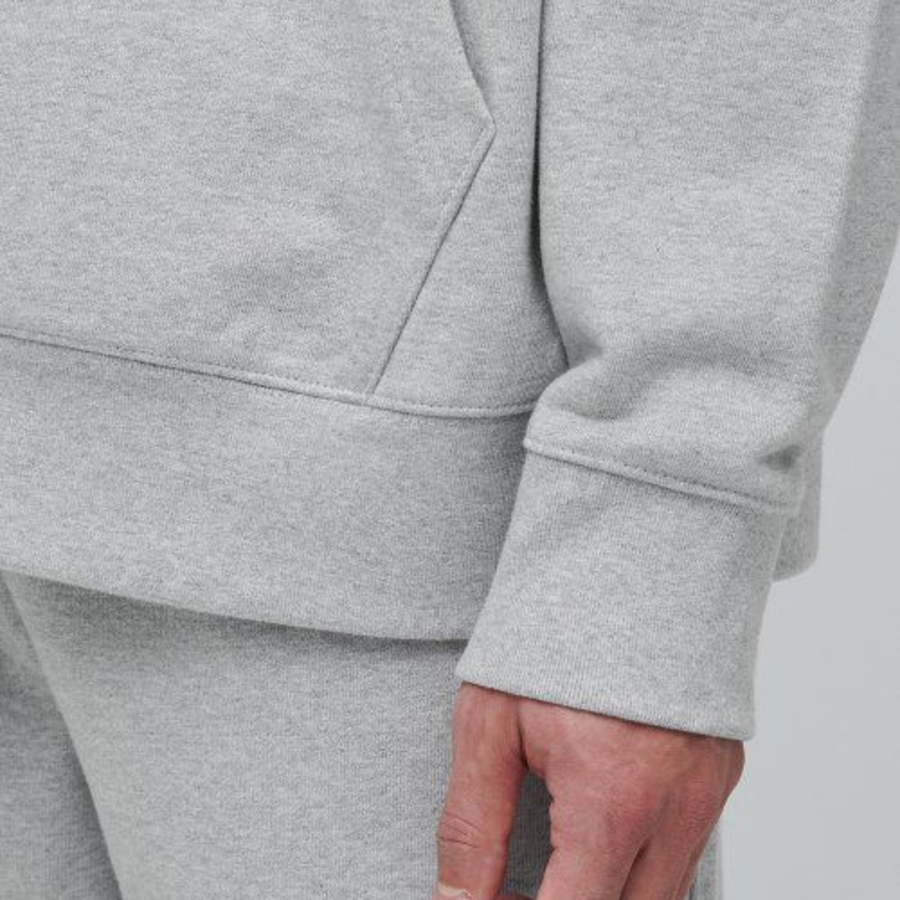 Musinsa Standard Heavyweight Oversized Hooded Sweatshirt – Grey