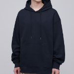 Musinsa Standard Flat Terry Oversized Hooded Sweatshirt – Navy