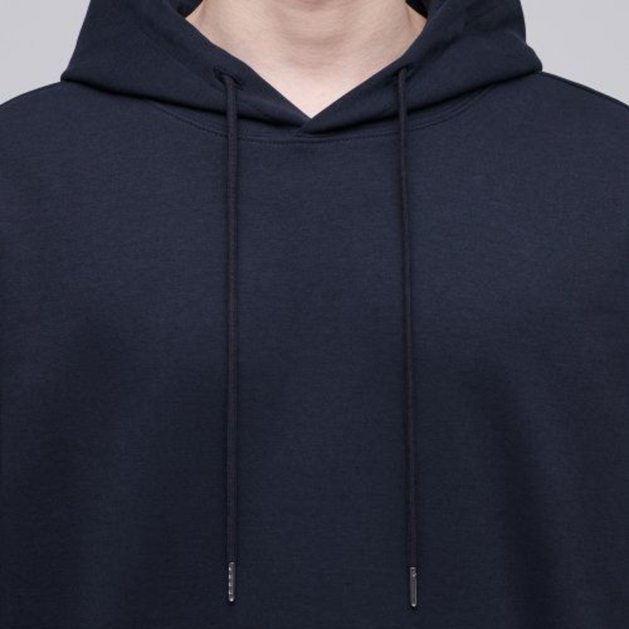 Musinsa Standard Flat Terry Oversized Hooded Sweatshirt – Navy