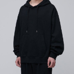 Musinsa Standard Extra Oversized Hooded Sweatshirt – Black