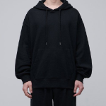 Musinsa Standard Extra Oversized Hooded Sweatshirt – Black