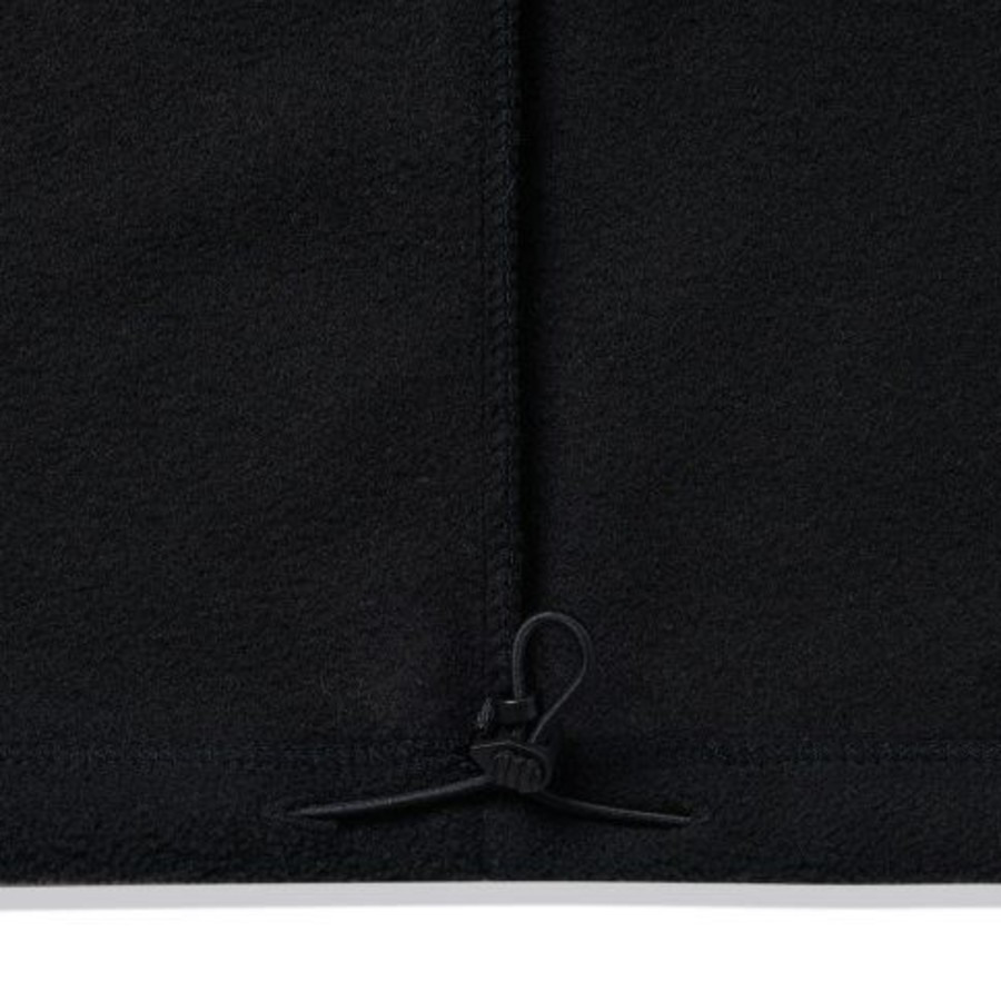Melange Master Overfit Fleece Hooded Sweatshirt – Black