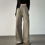 Свободный размер-Хаки-Брюки