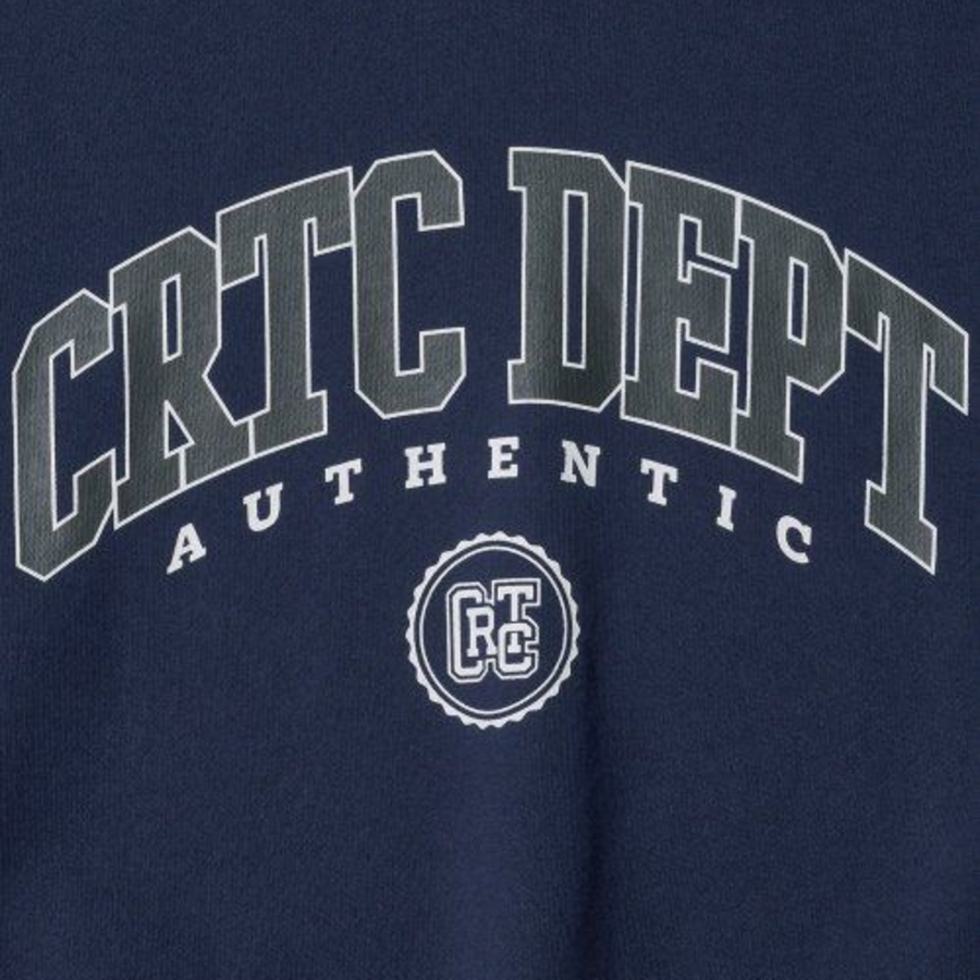 CRITIC College Logo Hoodie – Navy