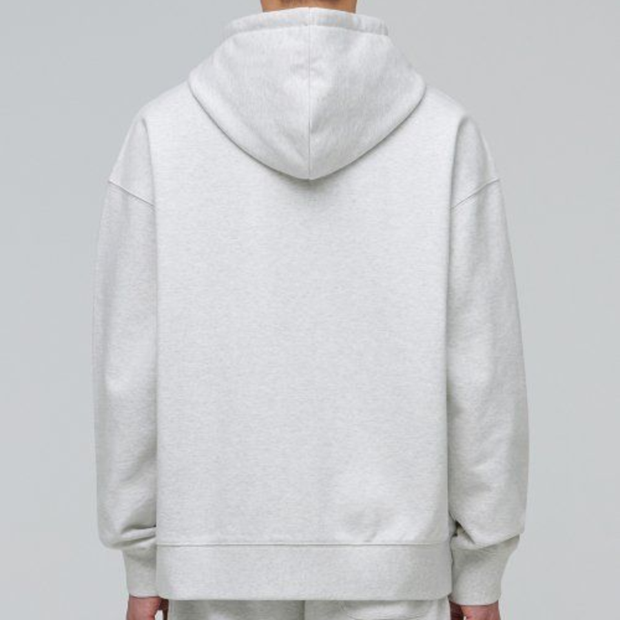 Musinsa Standard Heavyweight Oversized Hooded Sweatshirt – Oatmeal