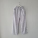 Широкие трикотажные брюки с высокой посадкой и эластичным поясом