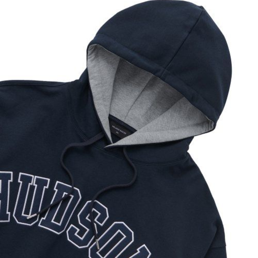 Melange Master Hudson Big Oversized Hooded Sweatshirt – Navy