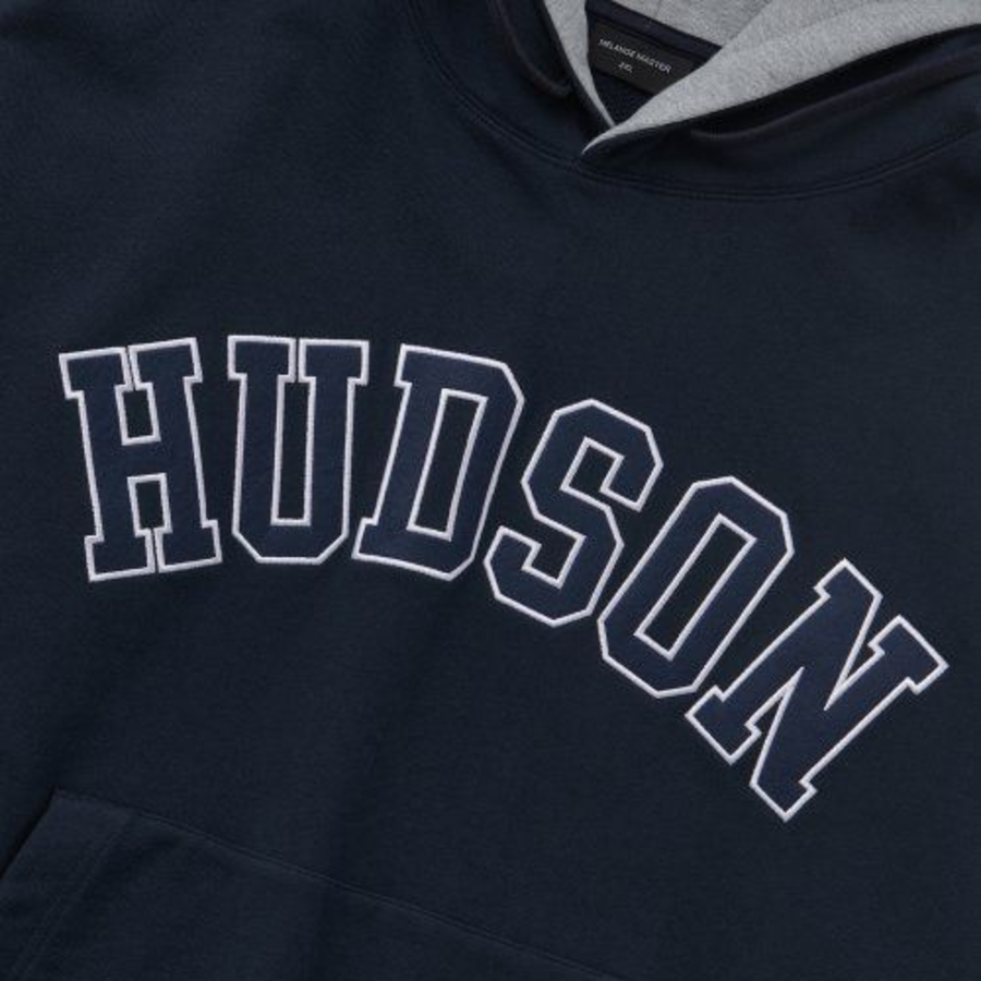 Melange Master Hudson Big Oversized Hooded Sweatshirt – Navy