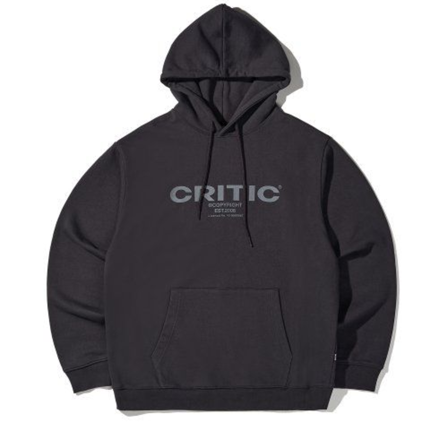 CRITIC OG Logo Hoodie – Charcoal