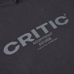 CRITIC OG Logo Hoodie – Charcoal