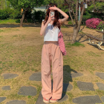 Айс-брюки из нейлона с эффектом «ваша»