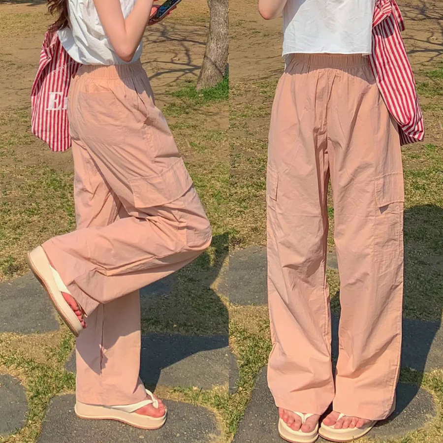 Айс-брюки из нейлона с эффектом «ваша»