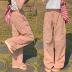 Айс-брюки из нейлона с эффектом «ваша»