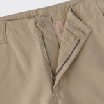 Back Satin Officer Shorts [Beige]