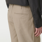 Back Satin Officer Shorts [Beige]