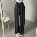 Свободный размер-Угольный-Спортивные брюки