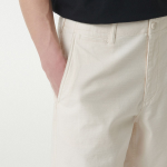 Back Satin Officer Shorts [Cream]