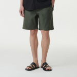 Back Satin Officer Shorts [Khaki]