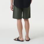 Back Satin Officer Shorts [Khaki]