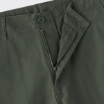 Back Satin Officer Shorts [Khaki]