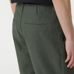 Back Satin Officer Shorts [Khaki]